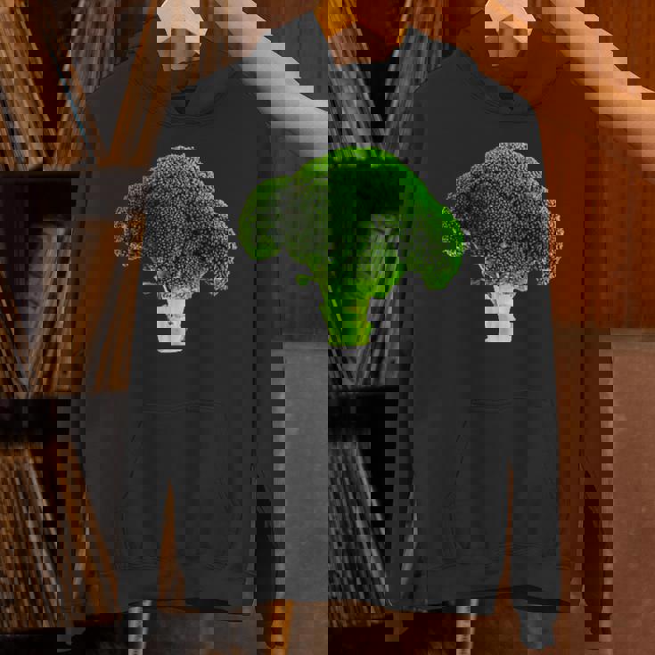 ブロッコリー 写真 エンブレム Broccoli Photo Emblem Hoodie