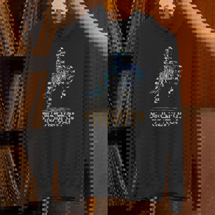 ペンドルトンオレゴン-ロデオ-カウボーイ-ホース パーカー