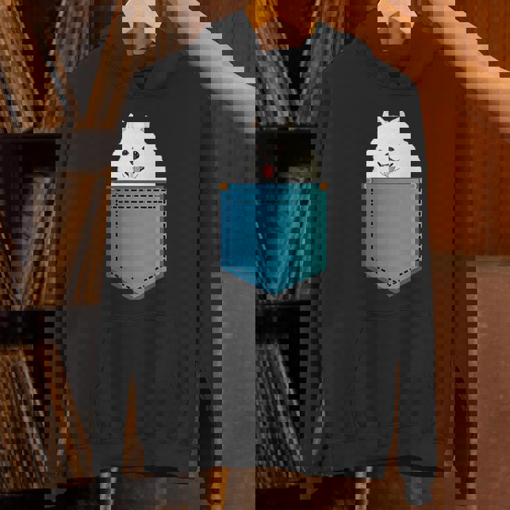 ポメラニアン 犬 胸ポケット ドイツ スピッツ パーカー