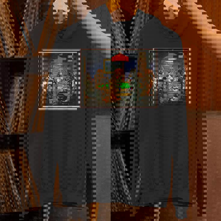 ポーカーをする犬 カード 絵画 パーカー