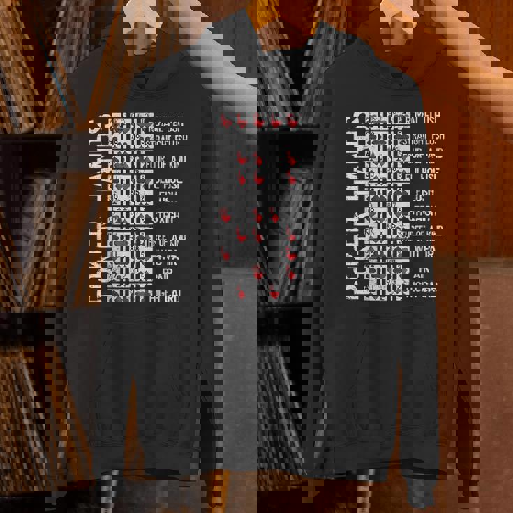 ポーカーハンド チートシートカード カジノゲーム 面白いプレイヤーギフト Hoodie
