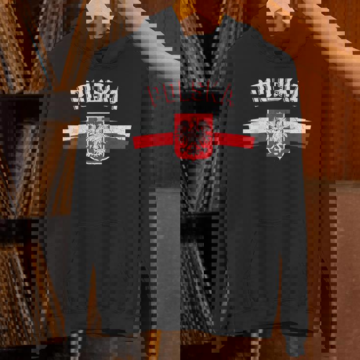 ポーランド 鷲の旗 ポーランドのためのレトロ パーカー