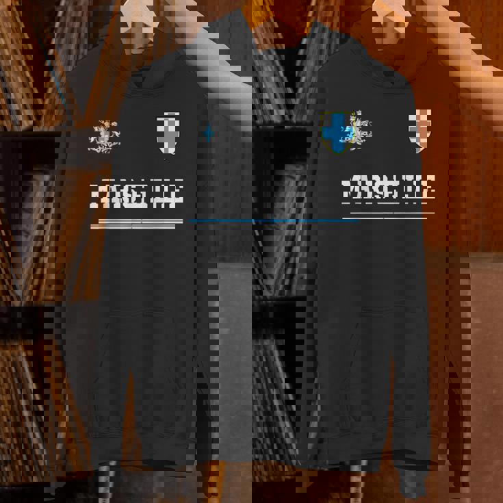 マルセイユ スポーツサッカージャージ フラッグ フットボール パーカー