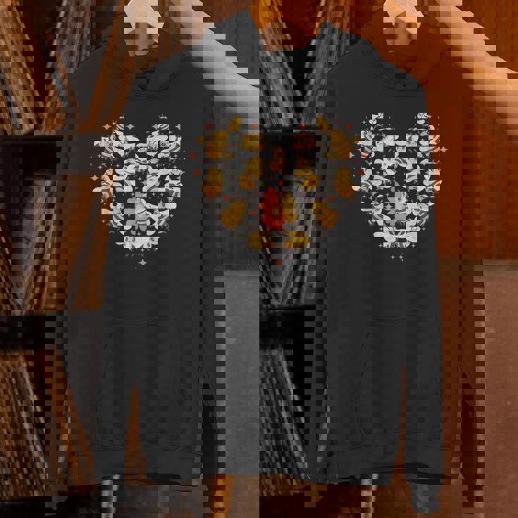 ミツバチのハートの形 ミツバチ パーカー