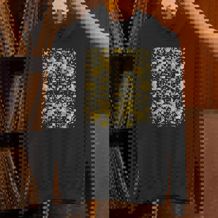 メキシカンテナンゴスのメキシカンゴールド刺繍プリント。 パーカー