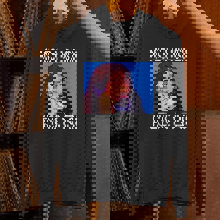 モシ・モシ・ジーザス・デス面白い パーカー