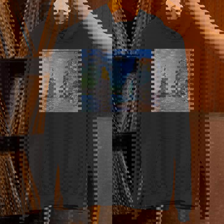 モネのエトルタの断崖 パーカー