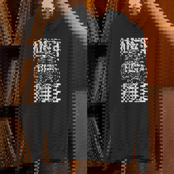 モンスタートラックルールジャムモンスタートラックボーイズ パーカー