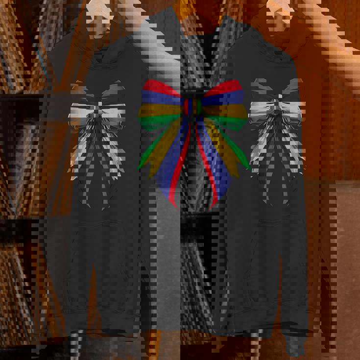 モーリシャス国旗 モーリシャスのプライド コケットリボン パーカー