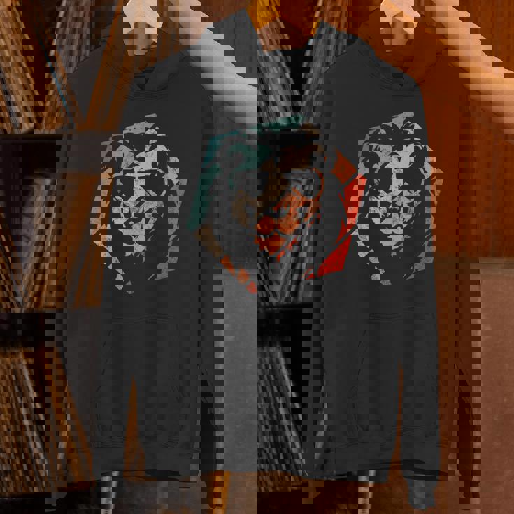 ライオン レトロスタイル ビンテージ パーカー