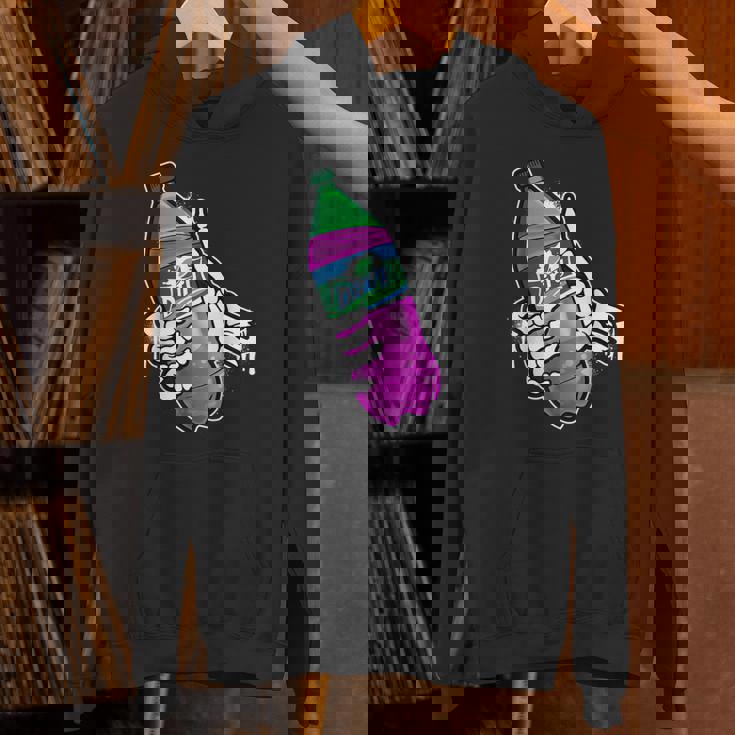 リーンシャツ、パープルドランク、ダーティーダブルカップ、リーンラインスモーク パーカー