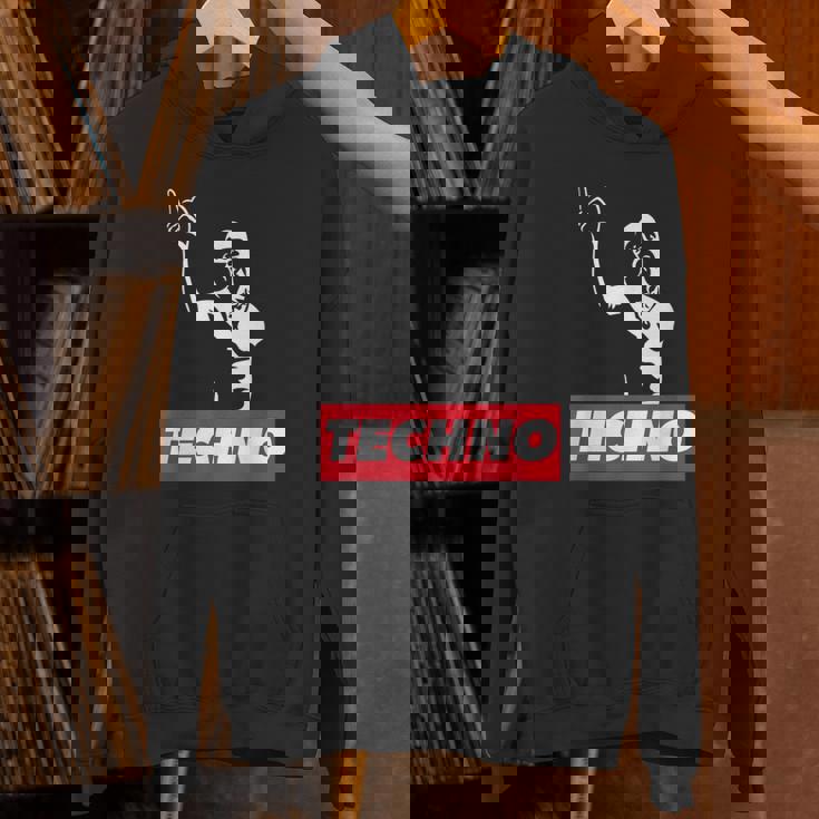 レイバー、Dj、ハードテクノパーティー、フェスティバルのためのテクノバイキング パーカー