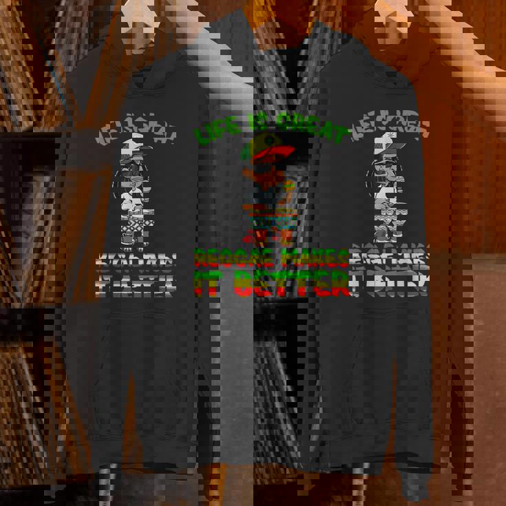 レゲエジャマイカ音楽 ラスタラスタファリレゲエ パーカー