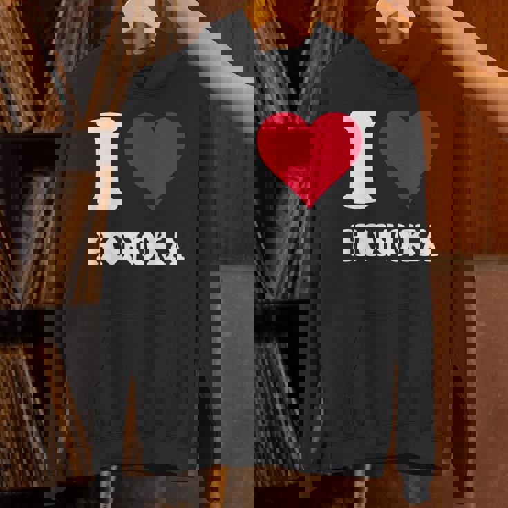 レッドハート I Love Honoka パーカー