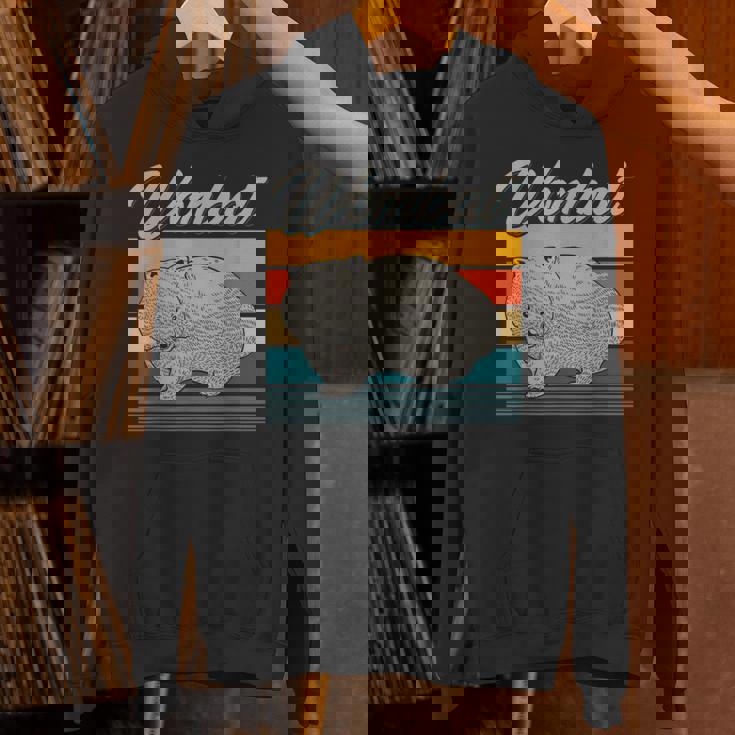 レトロ アウトバック オージー 動物園 キーパー オーストラリア ウォンバット パーカー