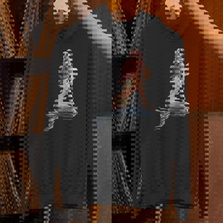 レトロ ヴィンテージ ピンナップ ガール マーメイド パーカー