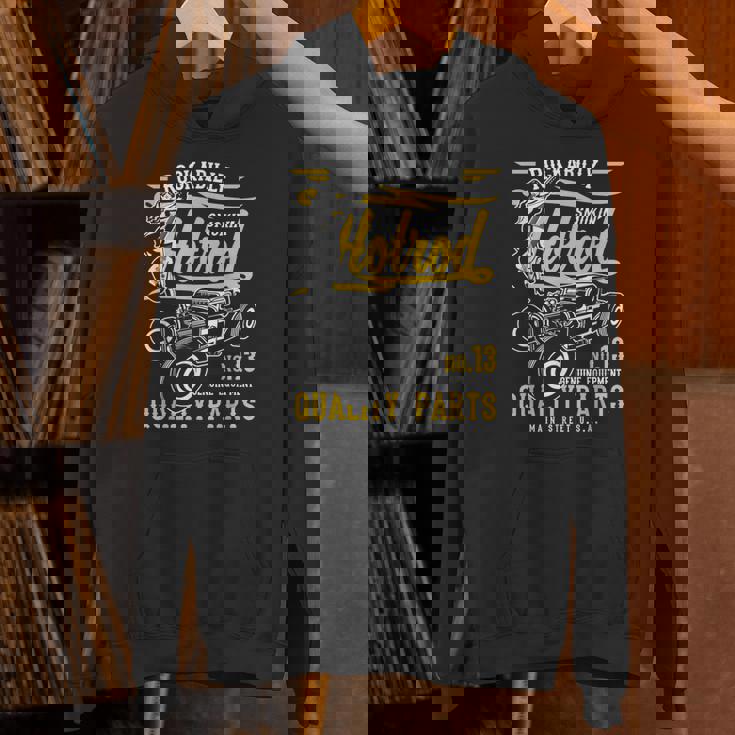 レトロなヴィンテージスタイルのホットロッドデザイン。 Hoodie