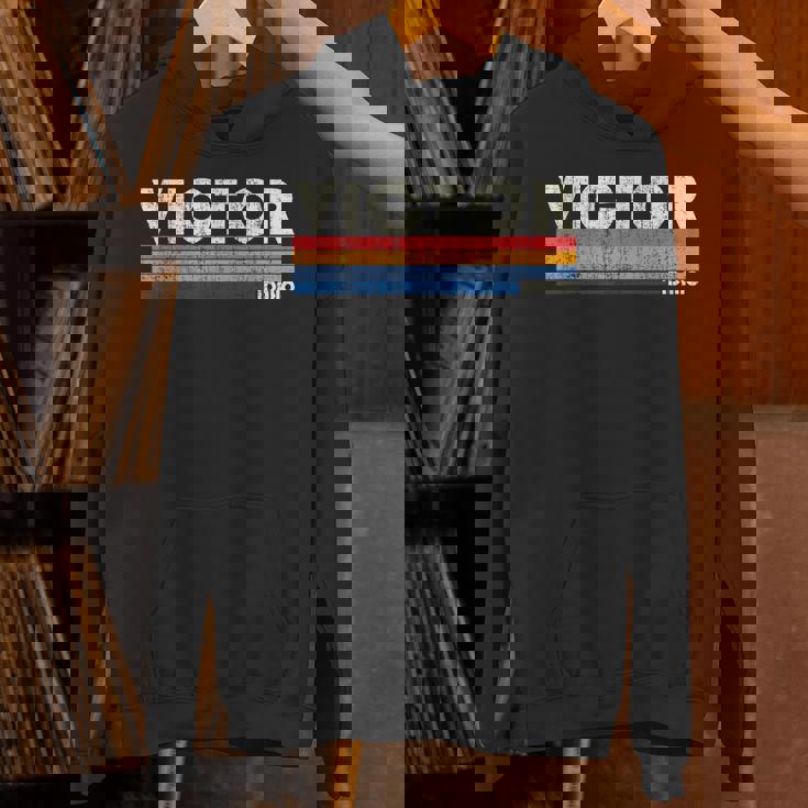 レトロヴィンテージ 70年代 80年代スタイル ビクター、Id Hoodie