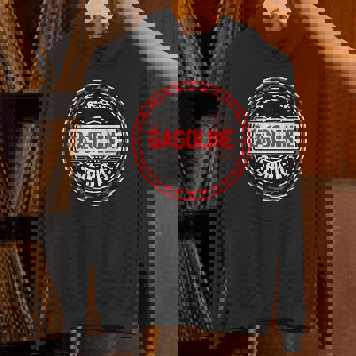 レトロヴィンテージガソリンスタンドanzoil モーターオイル 車 バイク ガレージ パーカー