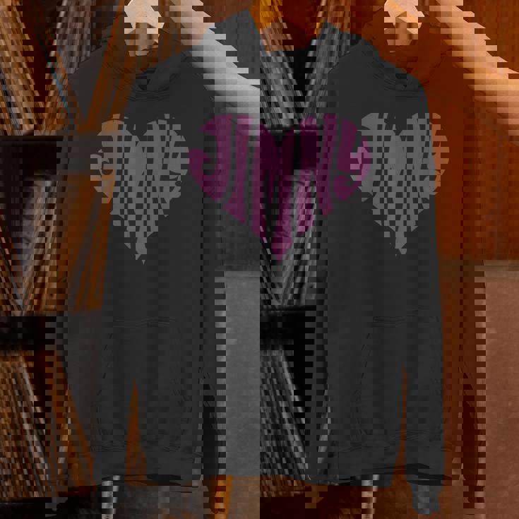 レトロヴィンテージスタイル ラブハートフィット ジムニーパープル パーカー