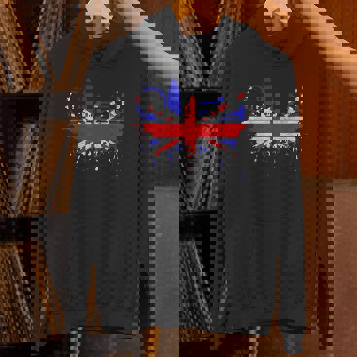 ロンドン スカイライン イギリス 愛 ユニオンジャック イギリス国旗 パーカー