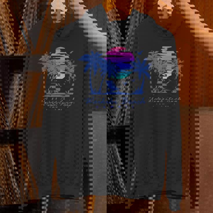 ワイキキ ビーチ ハワイ レトロ ヴィンテージ サンセット ファミリー バケーション パーカー