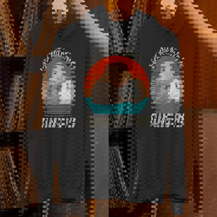 ヴィンテージ Easy Distracted By モルモット レトロ モルモット Hoodie