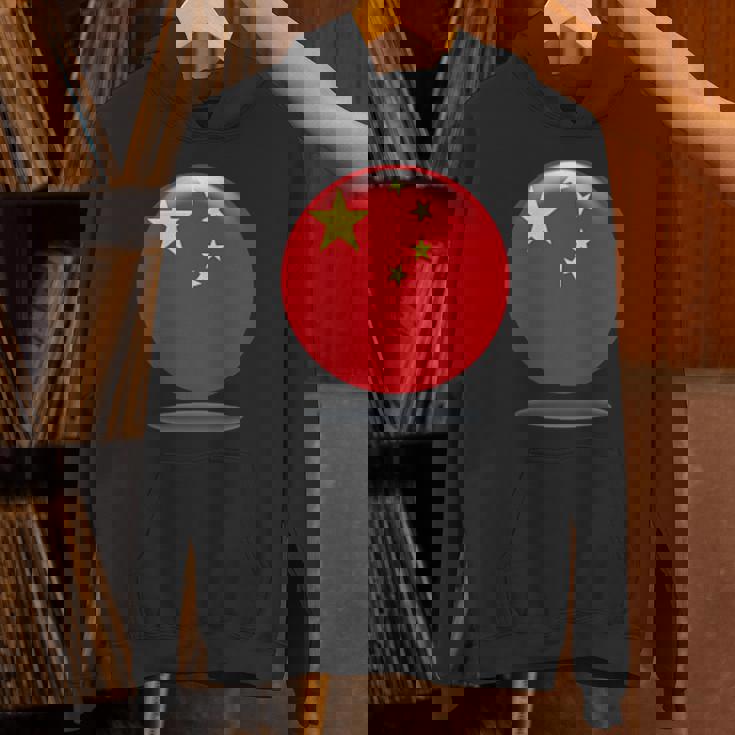 中国国旗サークル 中国人と中国を愛する方 パーカー