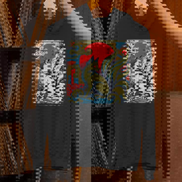 九尾狐 きつね パーカー