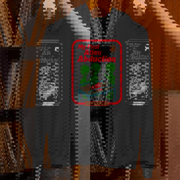 初めてのエイリアンアブダクション ヴィンテージチャイルドゲーム ホラーゴスパンク パーカー