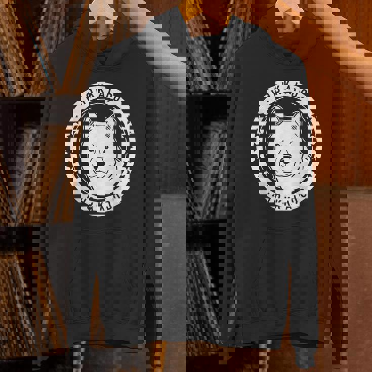 北海道犬のポートレート パーカー