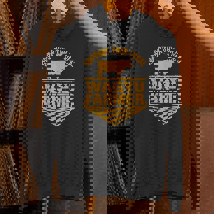 地元和牛農家を応援 牛和牛牧場。 Hoodie