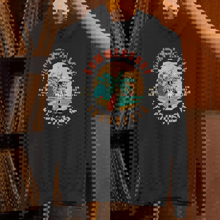 夏のサーフ、バリ島、クタビーチ、インドネシア旅行 パーカー