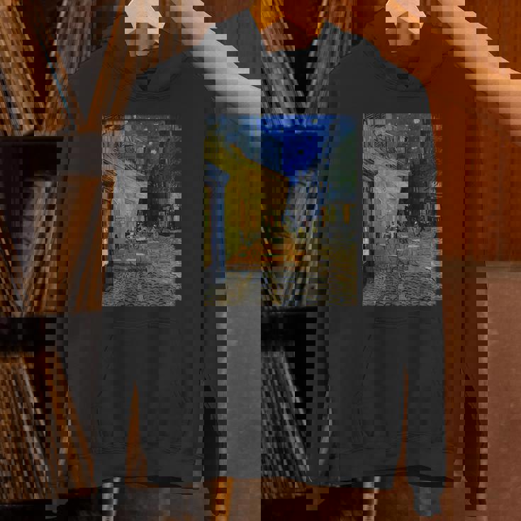 夜のカフェテラス ゴッホ 名画 レトロ パーカー