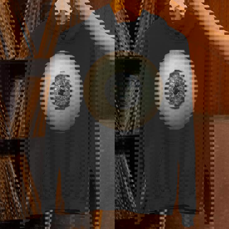 大きなグレー 目玉 不気味 面白い レイジー イージー ハロウィン コスチューム パーカー