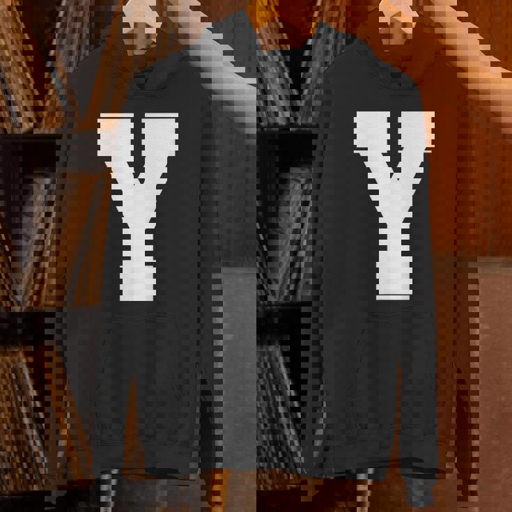 大文字 Y アルファベット モノグラム イニシャル パーカー