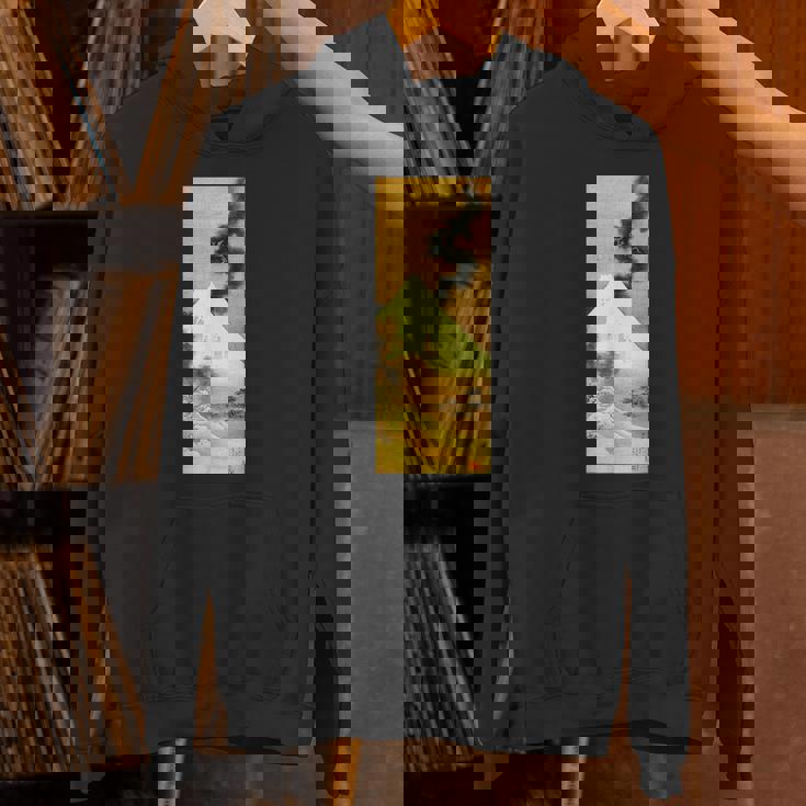 富士山から逃げる煙の龍 葛飾北斎 パーカー