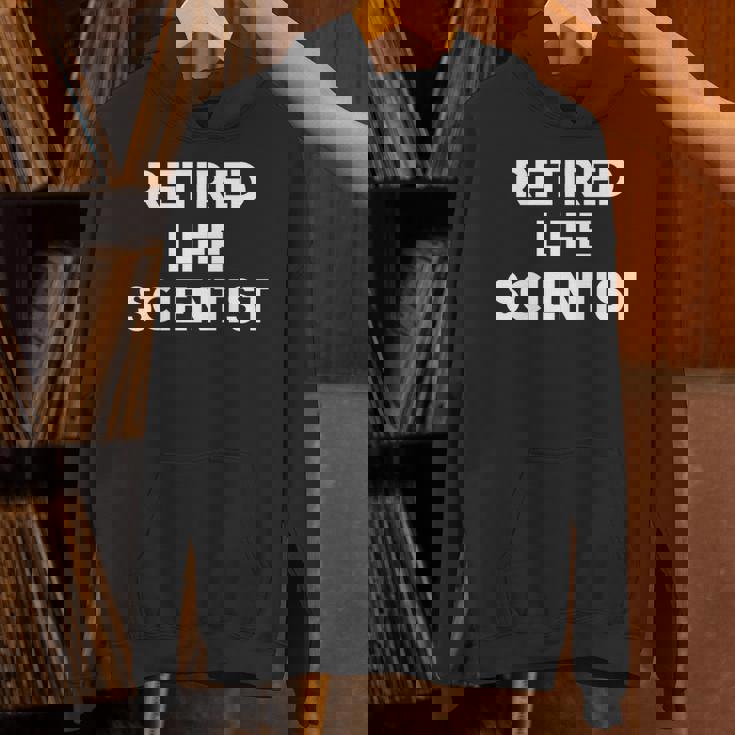 引退した生命科学者 面白い 長袖tシャツ パーカー