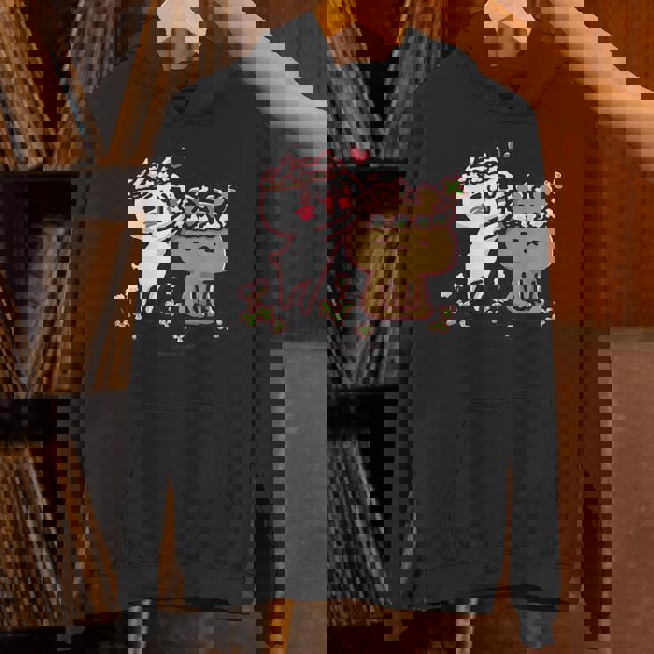 愛しすぎて大好きすぎる。 お花の冠 Hoodie