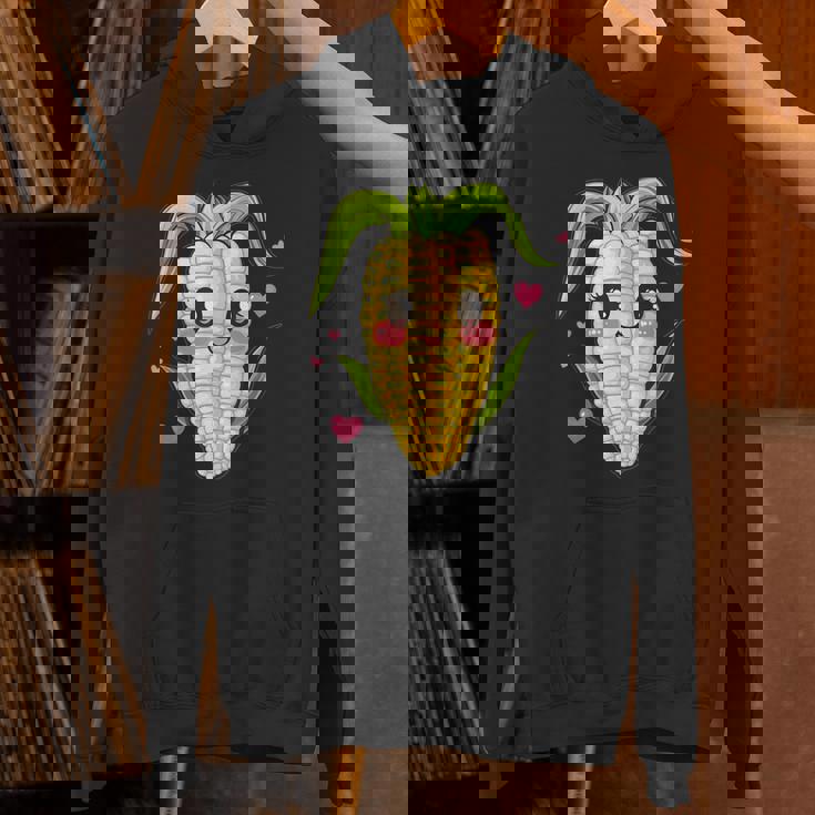 愛らしいかわいいコーンのハート付き。 パーカー