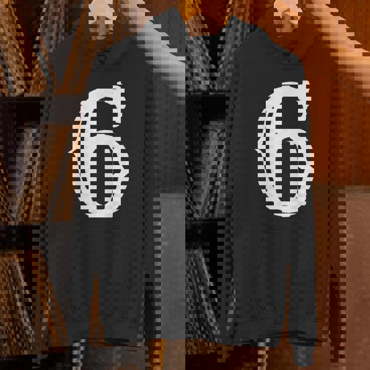 数字 6 インチ 白 大 太字 アメリカ 西部 スタイル フォント パーカー