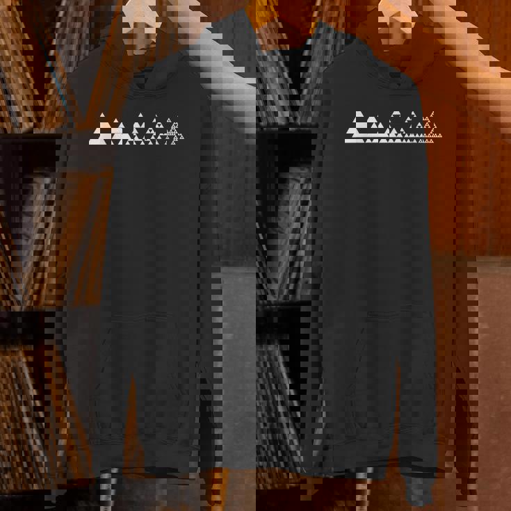 数学シェルピンスキーの三角形フラクタル幾何学数学 パーカー