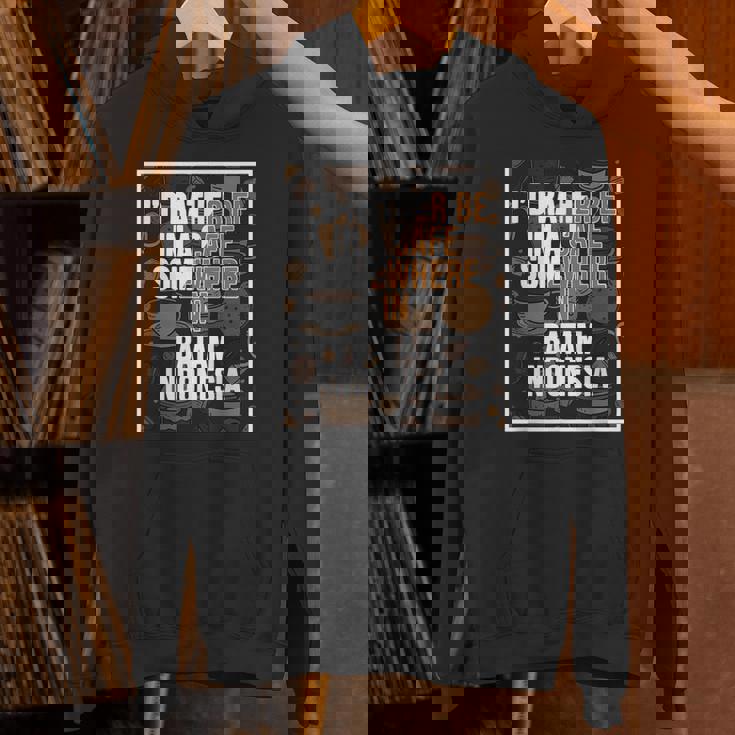 旅行とコーヒー愛好家 バタムインドネシア パーカー