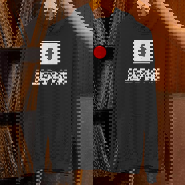 日の丸国旗 Japanワンポイント パーカー