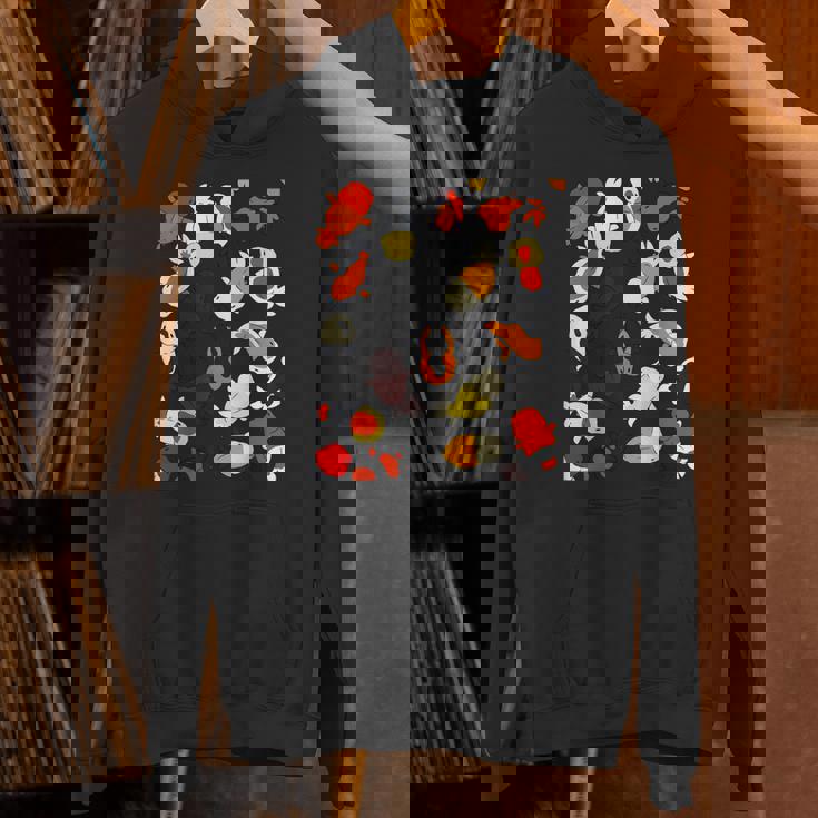 日本のランチュウ 金魚グラフィック Hoodie