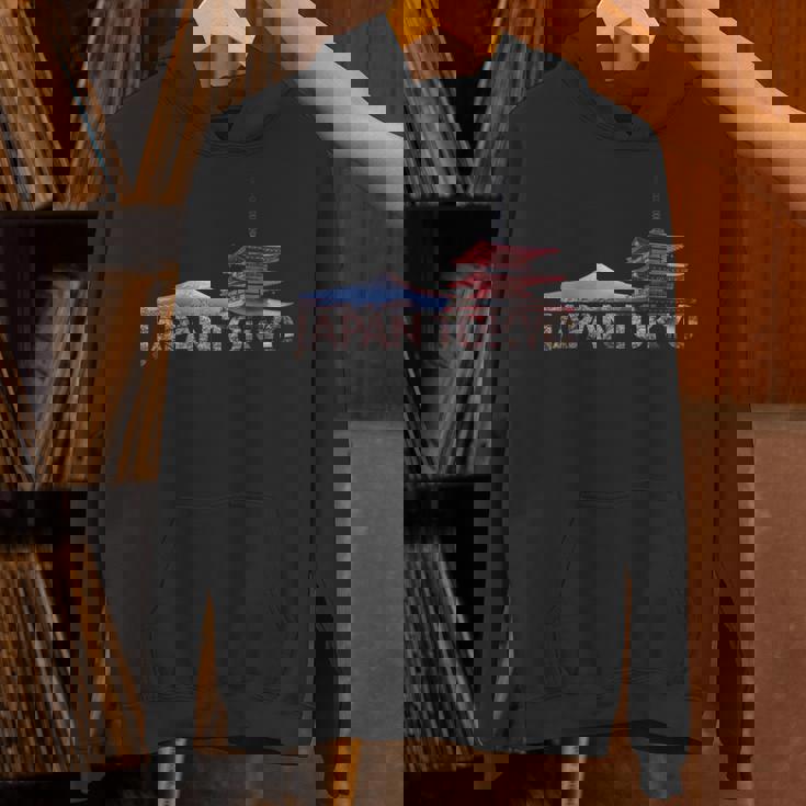 日本東京 富士山 赤 チュレイト パゴダ お土産 パーカー