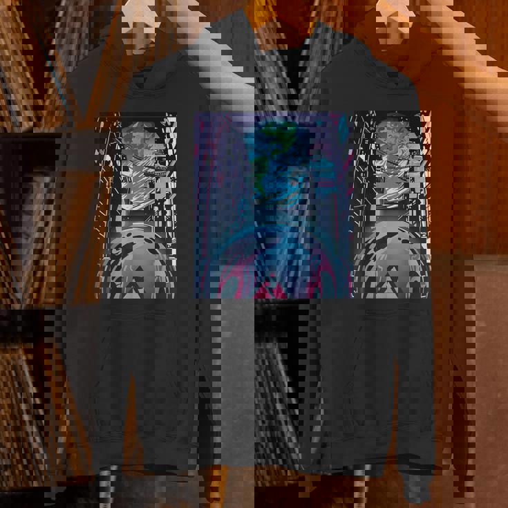 未来都市美学宇宙ハイテクホーム パーカー