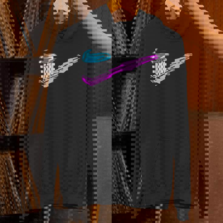 歯磨き粉付きピンク歯ブラシ パーカー