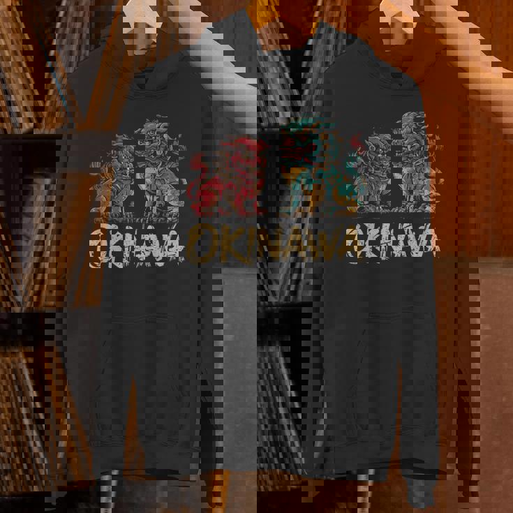 沖縄ジャパン シーサーガーディアンライオンズ 沖縄 日本土産 パーカー