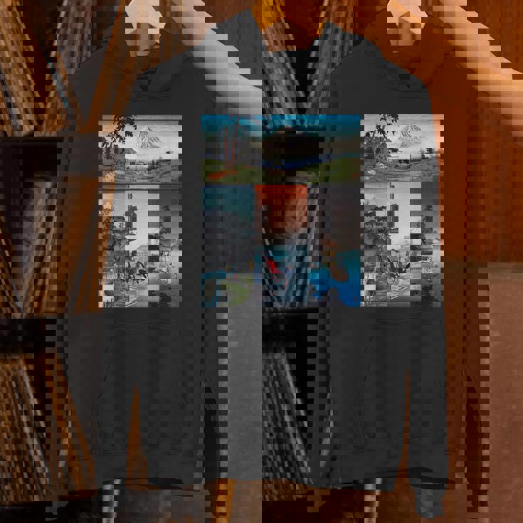 浮世絵 富士山 日本画 版画 名作 アート 絵画 メンズ レディース 面白い 服 美術 おもしろ Hoodie